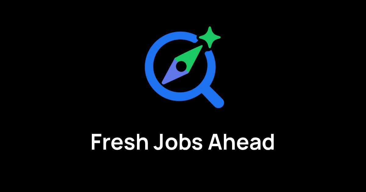 Fresh Jobs Ahead